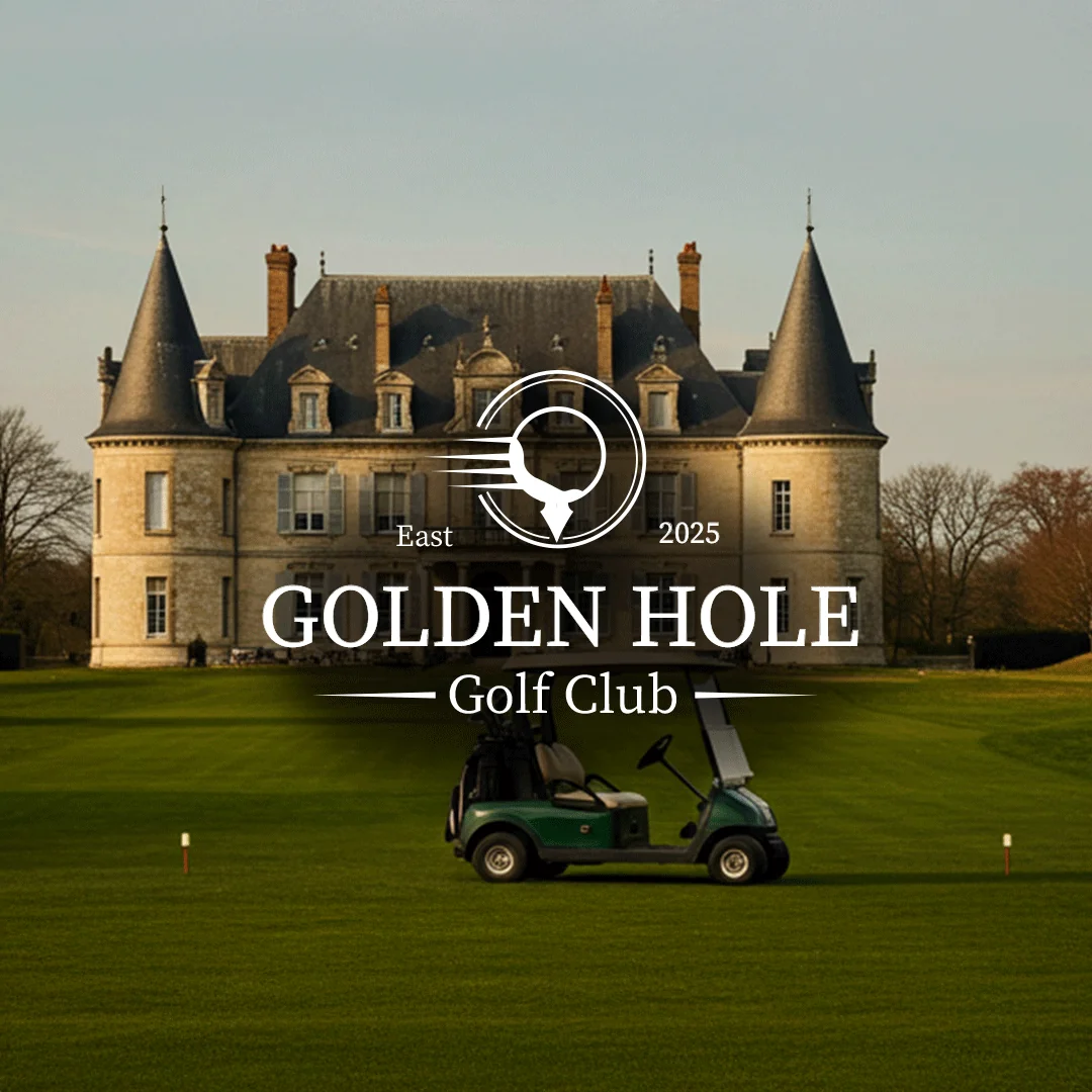 Golden Hole: branding, desarrollo web y packaging para club de golf premium realizado por DAROX