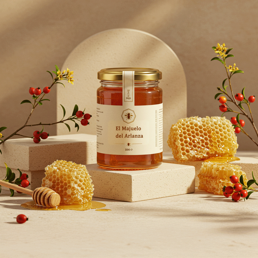 El Majuelo del Arlanza: branding, desarrollo y estrategia digital para marca de miel artesanal realizado por DAROX